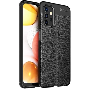 Samsung Galaxy A32 5g Kılıf Niss Deri Görünümlü Silikon + Ekran Koruyucu