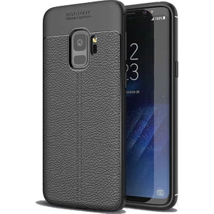 Samsung Galaxy S9 Kılıf Niss Deri Görünümlü Silikon