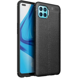 Oppo Reno 4 Lite Kılıf Niss Deri Görünümlü Silikon