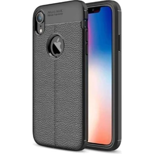 iPhone Xr Kılıf Niss Deri Görünümlü Silikon