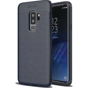 Samsung Galaxy S9 Plus Kılıf Niss Deri Görünümlü Silikon