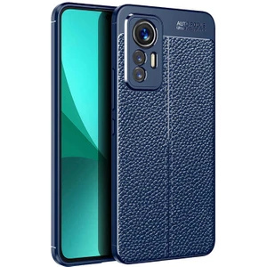 Xiaomi Mi 12 Lite Kılıf Niss Deri Görünümlü Silikon + Ekran Koruyucu