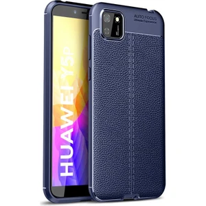 Huawei Y5P Kılıf Niss Deri Görünümlü Silikon