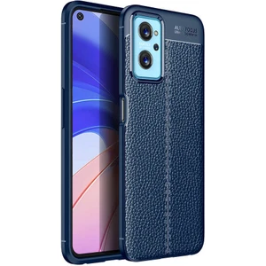 Oppo A76 Kılıf Niss Deri Görünümlü Silikon