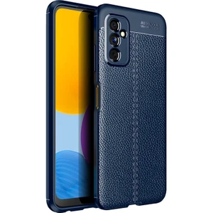 Samsung Galaxy M52 Kılıf Niss Deri Görünümlü Silikon