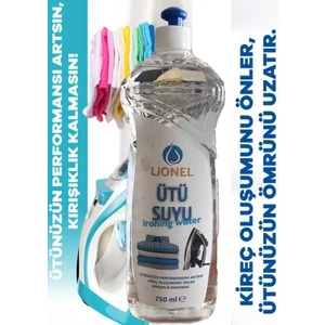 Ütü Suyu, Yumuşatıcı Özellikli, Ütü Performansını Arttırır, Kireç Oluşumunu Önler 750 ml
