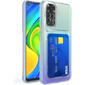 Xiaomi Redmi Note 11 Pro Kılıf Kamera Korumalı Kartlıklı Setra Şeffaf Silikon