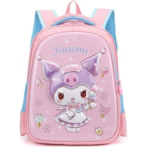 Andy More Kızlar ve Çocuklar Için Yeni Okul Çantası Kuromi Ilkokul Öğrencileri 1. ve 3. Sınıf 6-12 Yaş Sırt Çantası Hafif Omurga Koruma Sırt Çantası (Yurt Dışından)