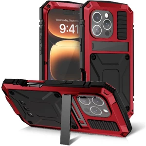 Manyi Mall IPhone 16 Pro 360 Için Metal Kasa Tam Vücut Koruyucu Kapak Cam Ekran (Yurt Dışından)
