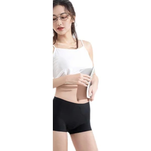 Sauna Suit Kadın Toparlayıcı Lazer Kesim Iz Yapmaz Görünmez Polfa Modelli Dikişsiz Boxer