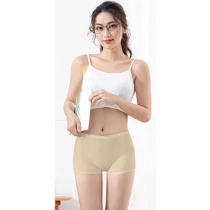 Sauna Suit Kadın Toparlayıcı Lazer Kesim Iz Yapmaz Görünmez Polfa Modelli Dikişsiz Boxer