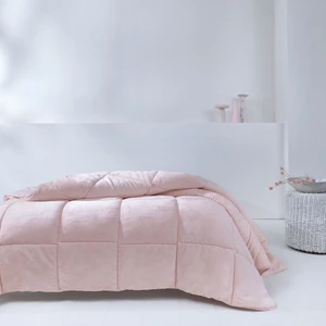 Macaron Çift Kişilik Wellsoft Yorgan - Pembe
