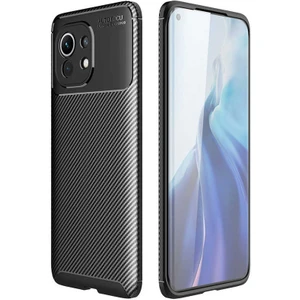 Xiaomi Mi 11 Kılıf Negro Karbon Desen Silikon