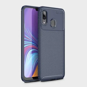Samsung Galaxy A10S Kılıf Negro Karbon Desen Silikon