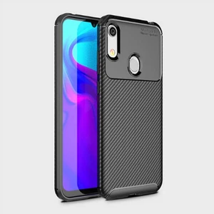 Huawei Honor 8A Kılıf Negro Karbon Desen Silikon