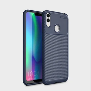 Huawei Honor 8c Kılıf Negro Karbon Desen Silikon