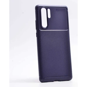 Huawei P30 Pro Kılıf Negro Karbon Desen Silikon + Ekran Koruyucu
