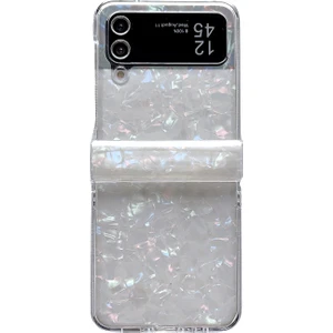 Samsung Galaxy Z Flip4 5g Için Sedefli Shl Doku Kılıf (Yurt Dışından)