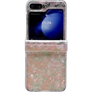 Samsung Galaxy Z Flip5 5g Için Sedefli Shl Doku Kılıf (Yurt Dışından)