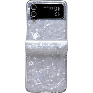Samsung Galaxy Z Flip4 5g Için Sedefli Shl Doku Kılıf (Yurt Dışından)