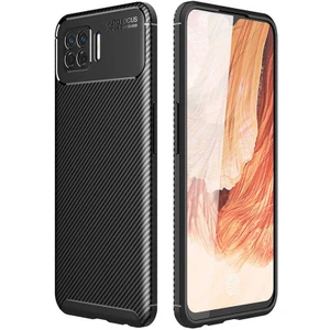 Oppo A73 Kılıf Negro Karbon Desen Silikon
