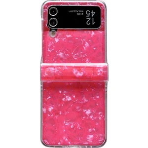 Samsung Galaxy Z Flip3 5g Için Sedefli Shl Doku Kılıf (Yurt Dışından)
