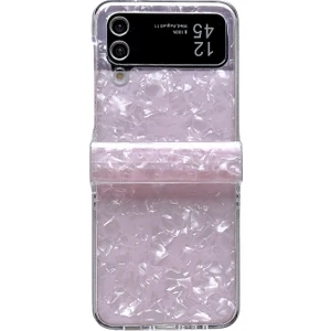 Samsung Galaxy Z Flip3 5g Için Sedefli Shl Doku Kılıf (Yurt Dışından)