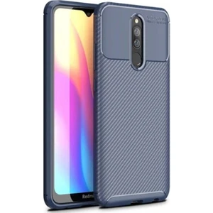 Xiaomi 8 Kılıf Negro Karbon Desen Silikon