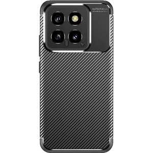 Xiaomi Mi 14 Kılıf Negro Karbon Desen Silikon