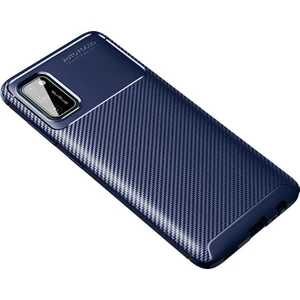 Samsung Galaxy A02S Kılıf Negro Karbon Desen Silikon + Ekran Koruyucu