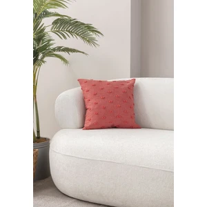 Puantiyeli Keten Dokuma Kırlent Gül Kurusu