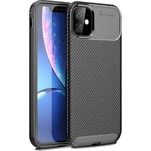 Apple iPhone 11 Kılıf Negro Karbon Desen Silikon