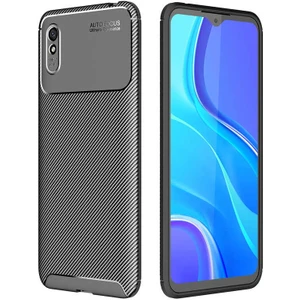 Xiaomi Redmi 9A Kılıf Negro Karbon Desen Silikon