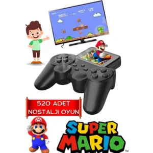 Teknoloji Gelsin Atari S10 Oyun Konsolu 520 Adet Nostalji Retro Oyun Taşınabilir Tek Konsol Gameboy Super Mario
