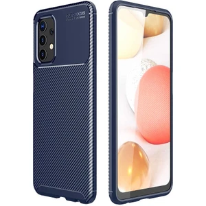 Samsung Galaxy A32 4g Kılıf Negro Karbon Desen Silikon + Ekran Koruyucu