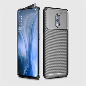 Oppo Reno Kılıf Negro Karbon Desen Silikon