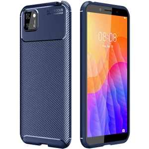 Huawei Y5P Kılıf Negro Karbon Desen Silikon