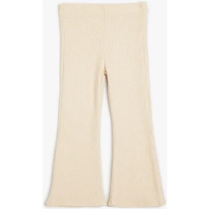 Ispanyol Paça Pantolon Viskon Kumaş Ribanalı