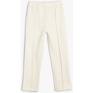 Basic Eşofman Altı Nervürlü Beli Lastikli