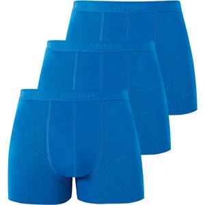Erkek Mavi Bambu Boxer 3'lü Paket