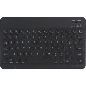 Lenovo Tab M10 Plus ZAA50034TR 10.61" Uyumlu Kablosuz Bluetooth Şarj Edilebilir Yuvarlak Tuşlu Klavye - Siyah
