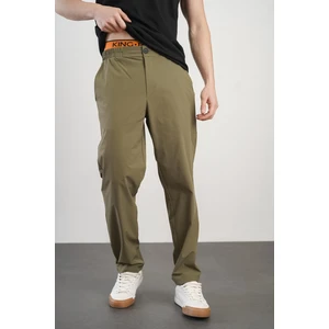King Brich Kingbrich Beli Lastikli Cepli Regular Kalıp Erkek Jogger Pantolon