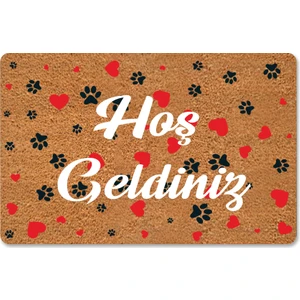 M&H Quality Modern Dijital Paspas - Hoşgeldiniz Yazılır Karşılama Paspas - Kapı Önü Dekoratif Paspas