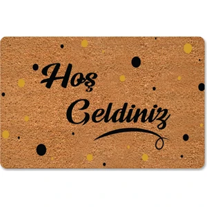 M&H Quality Modern Dijital Paspas - Hoşgeldiniz Yazılır Karşılama Paspas - Kapı Önü Dekoratif Paspas