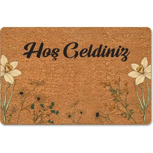 M&H Quality Modern Dijital Paspas - Hoşgeldiniz Yazılır Karşılama Paspas - Kapı Önü Dekoratif Paspas