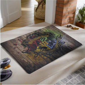 My Floor Myfloor Hogwarts Harry Potter Temalı Kauçuk Kapı Önü Paspası