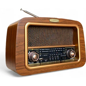Royal Trend Nostaljik Ahşap Radyo Klasik Eskitme (Bluetooth,usb, Destekli)