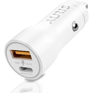 CR08 Yüksek Hızlı Oto Çakmaklık Araç Şarj Cihazı 30 W Pd+Usb Port