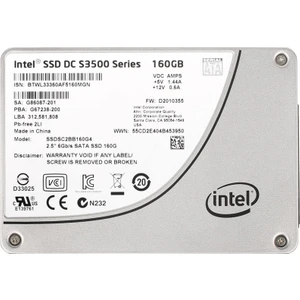 160GB SSD Dc S3500 Series (SSDSC2BB160G4) 2.5in Sata 6gb/s, 20NM, Mlc SSD