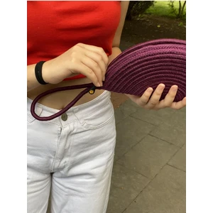 My Doğa Store Mini Gala' Mini  Clutch Çanta jüt Dekoratif Kadın Çantası, Bohem Tarzı Çanta
